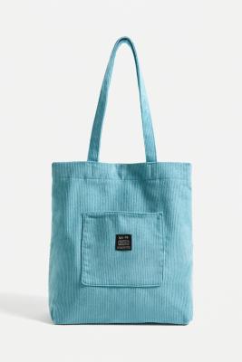 Uo Corduroy Pocket Tote Bag Urban Outfitters Uk