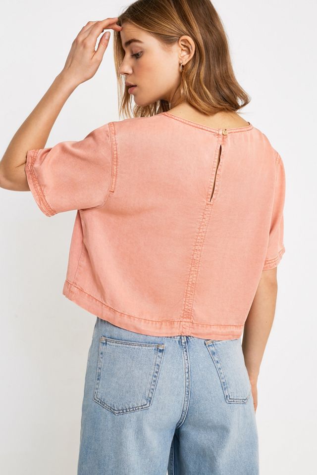 BDG Casual Peach Drawstring T-Shirt #2