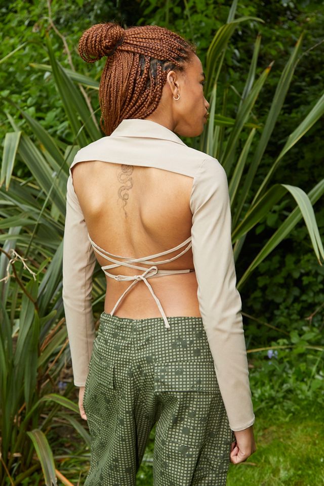 Chemise corset Bengaline dos nu UO Urban Outfitters FR