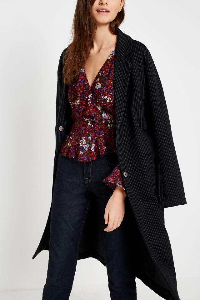 Pins & Needles Floral Frill Tie Blouse #1
