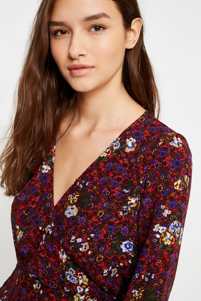 Pins & Needles Floral Frill Tie Blouse #5