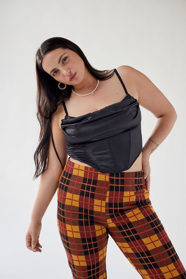 UO Lexi Satin Corset Top #4