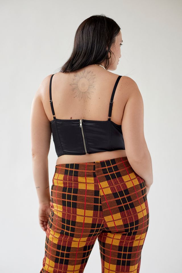 UO Lexi Satin Corset Top #7