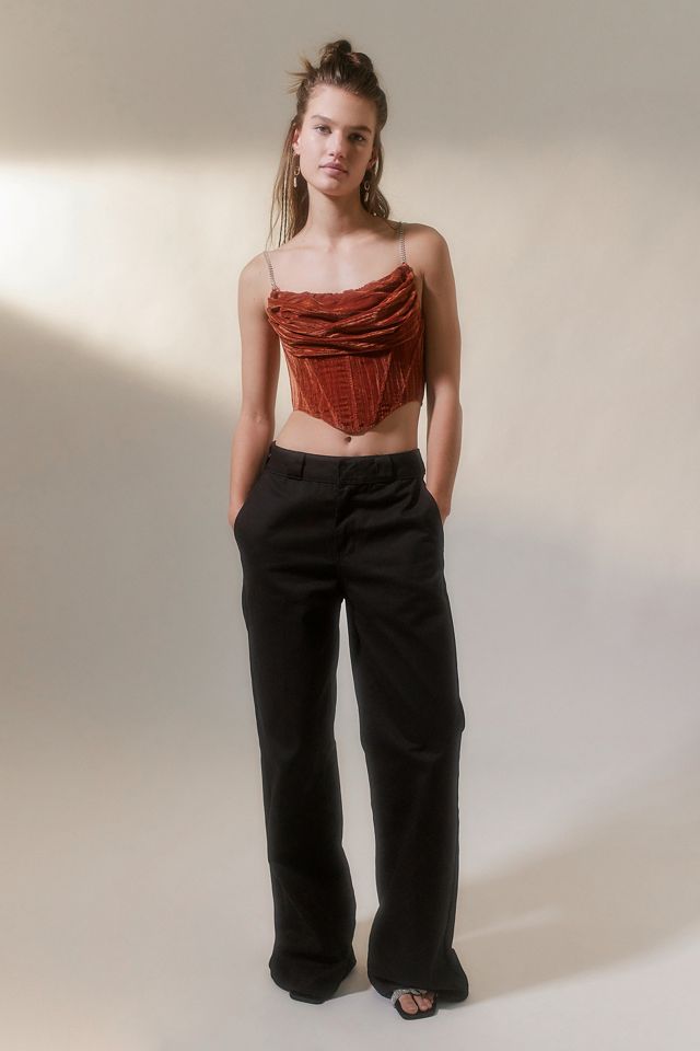 UO Velvet Lexi Corset  #1