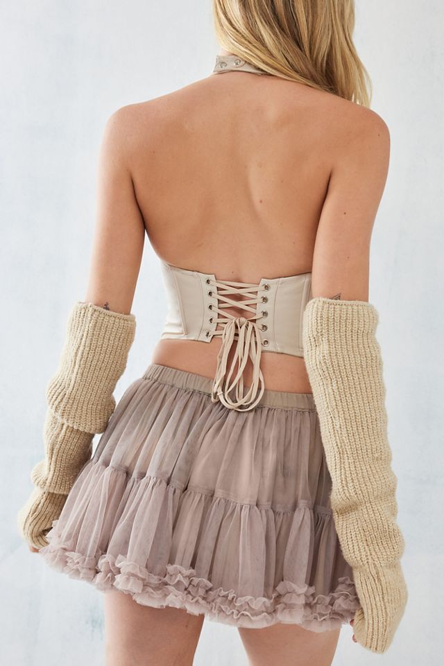 Out From Under Hot Stuff Faux Leather Corset #3