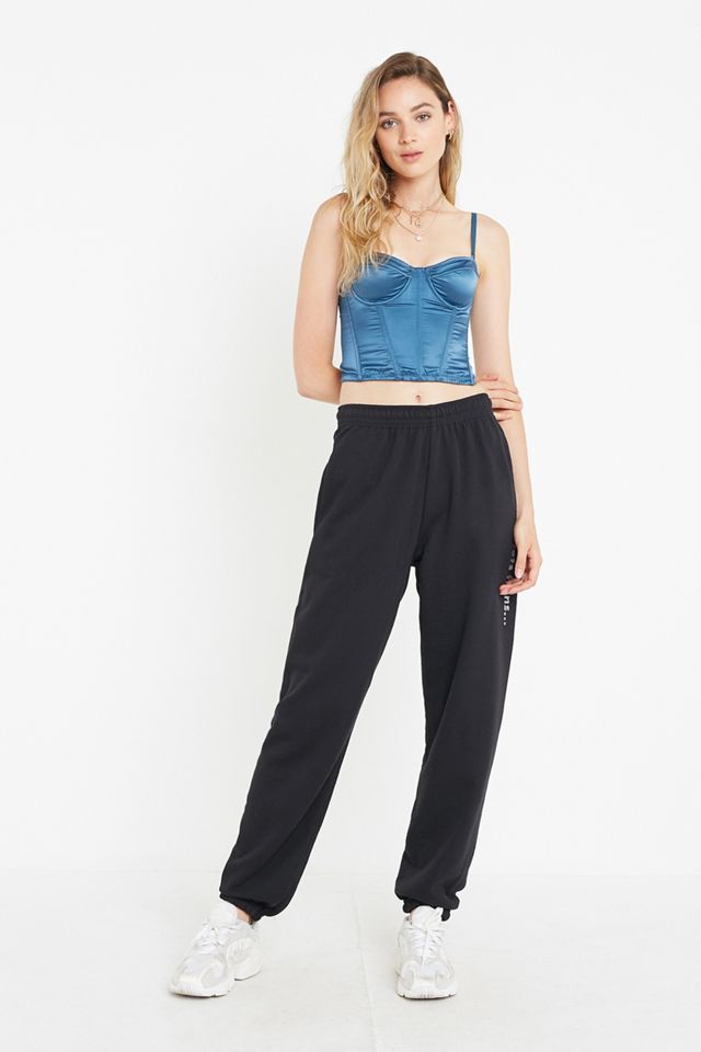 UO Ayla Blue Corset Cropped Top  #1