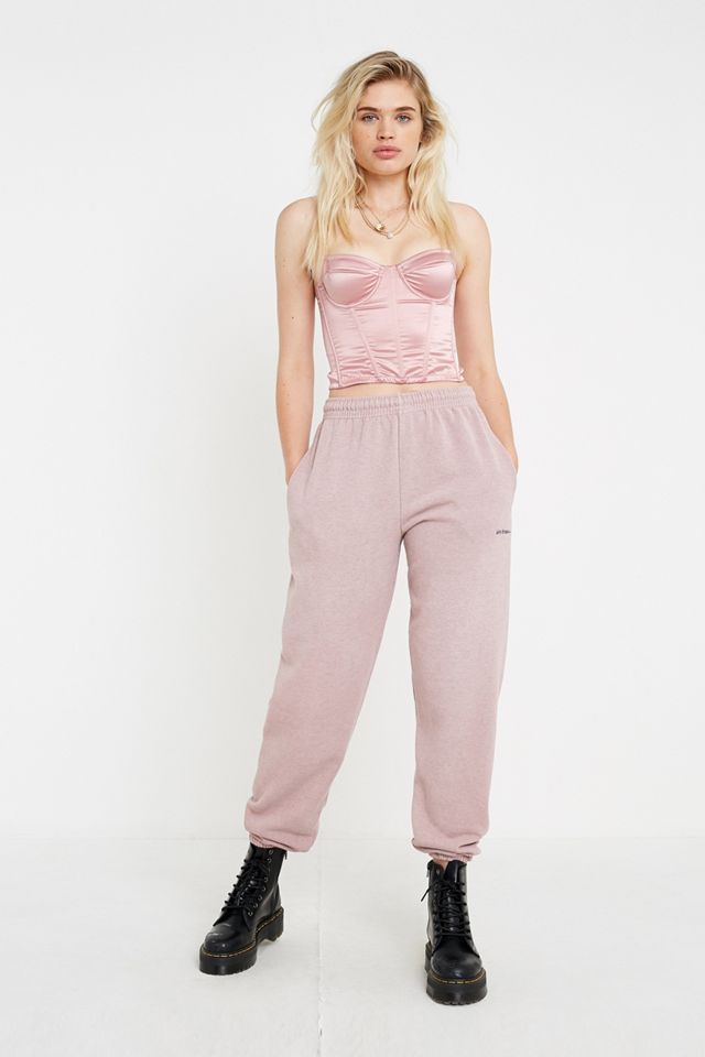 UO Ayla Corset Cropped Pink Top  #3