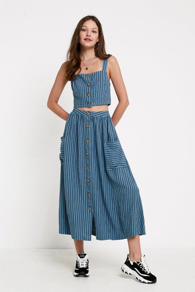 UO Emilia Stripe Button Through Cami #4