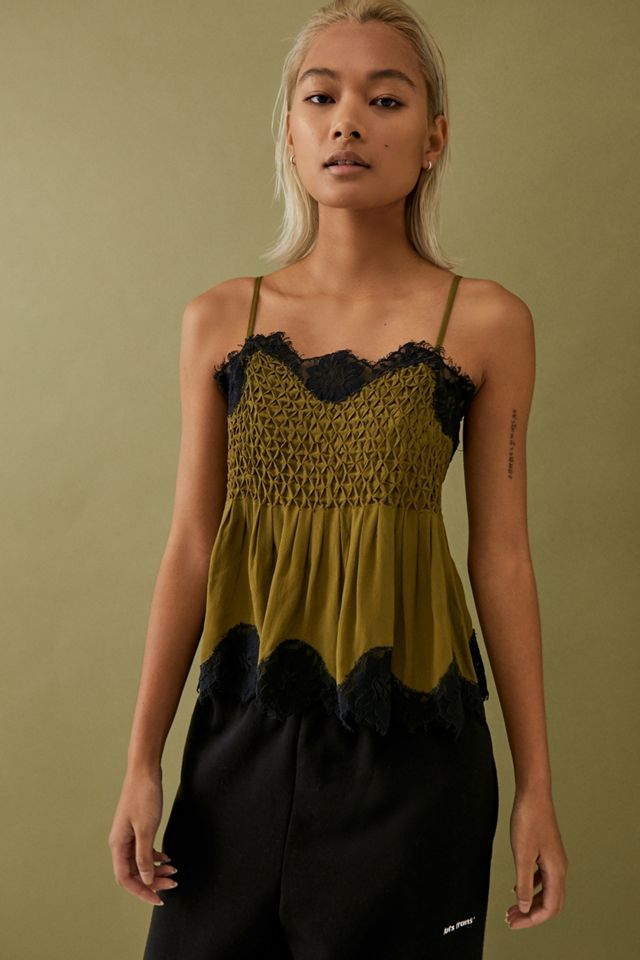 UO - Haut péplum à smocks Betty #1