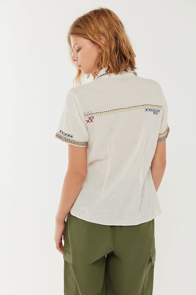 UO - Chemise Willow boutonnée à broderies  #1