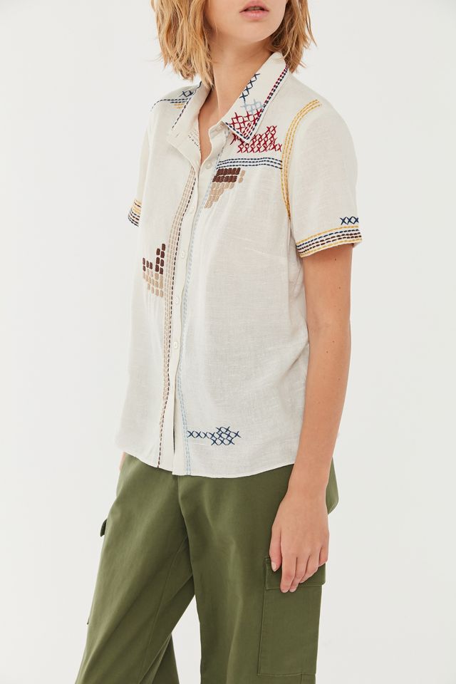 UO - Chemise Willow boutonnée à broderies  #2