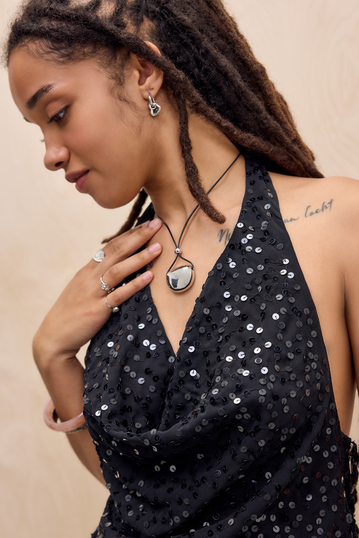 UO Cynthia Sequin Cami