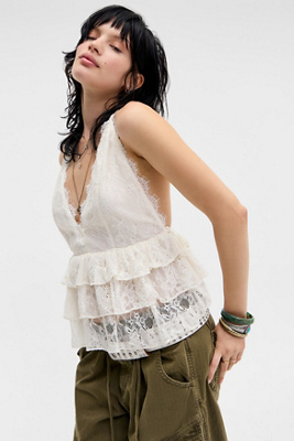 Kimchi Blue Antoinette Cami - White S at Urban Outfitters