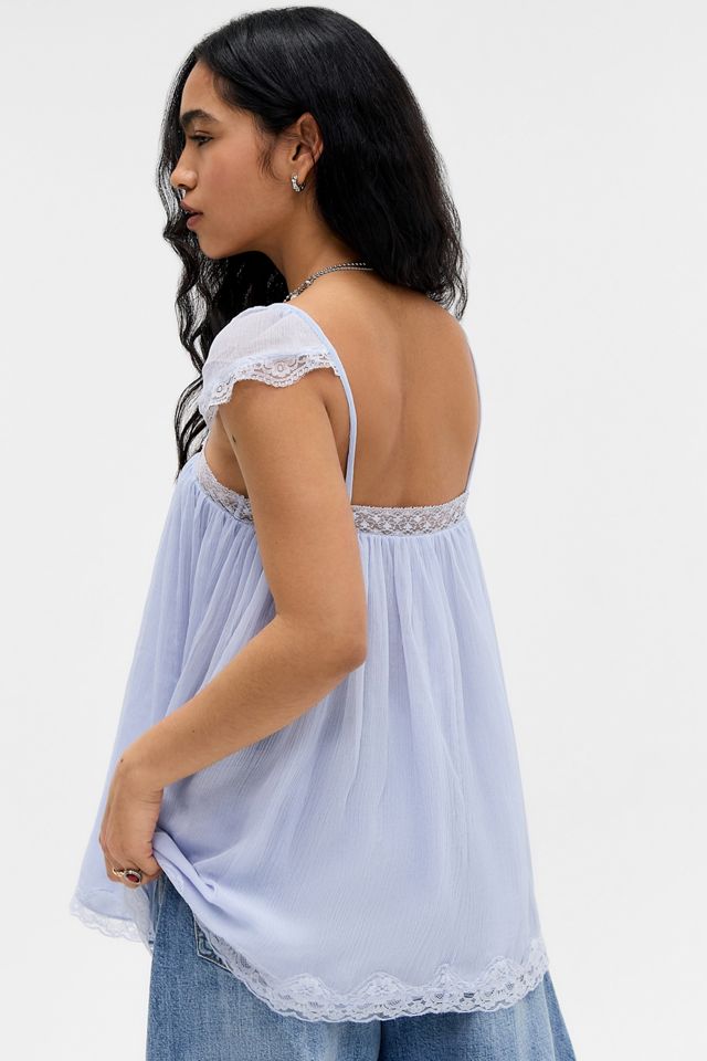UO Sabrina Babydoll Blouse #3