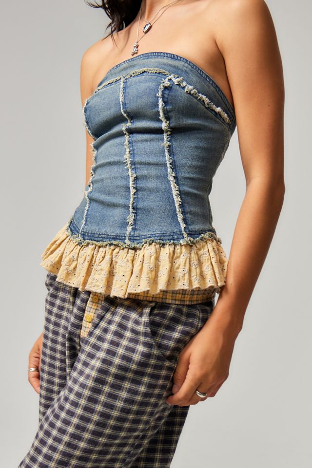 Kimchi Blue Dani Denim Bandeau  #2