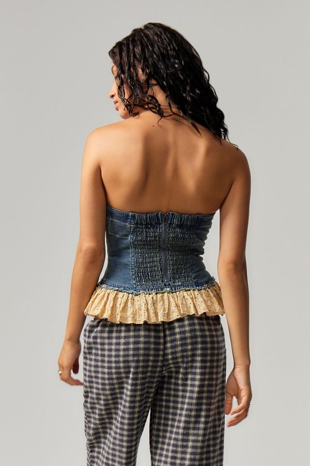 Kimchi Blue Dani Denim Bandeau  #3