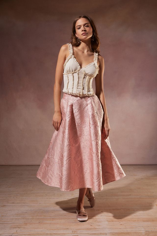 Kimchi Blue Cecilia Ruffle Corset Cami #1