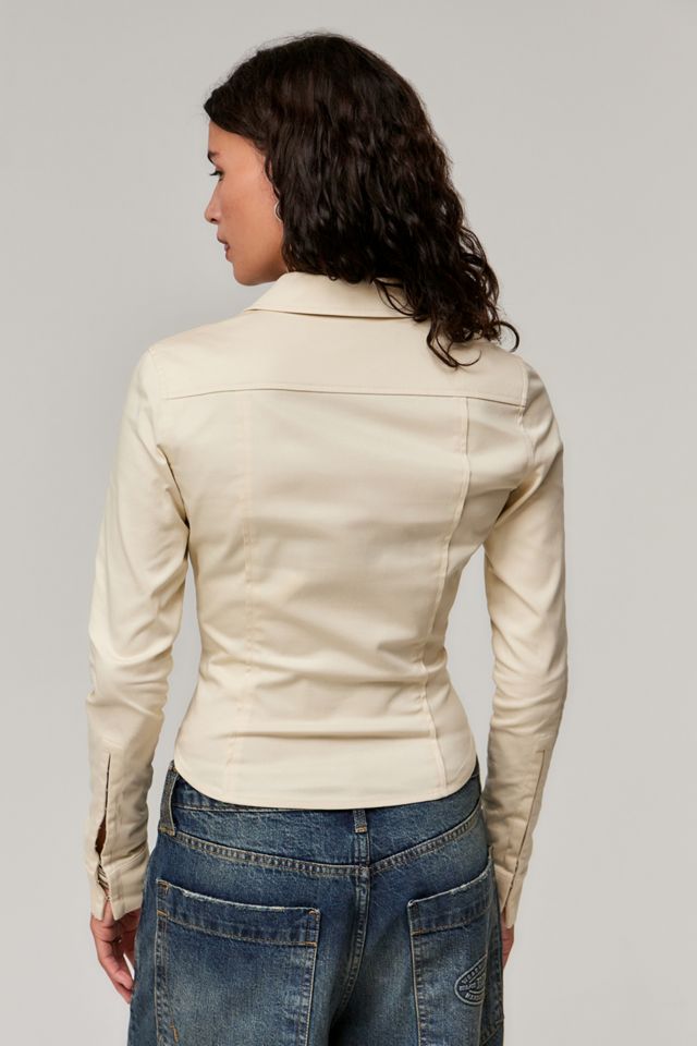 Silence + Noise Harlow Fitted Top #3