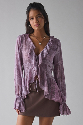 Top Flyaway Dream Catcher en taille: XS - Kimchi Blue - Modalova
