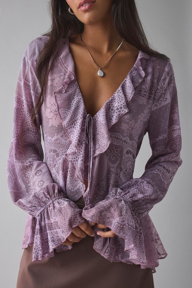 Kimchi Blue Dream Catcher Flyaway Top  #1