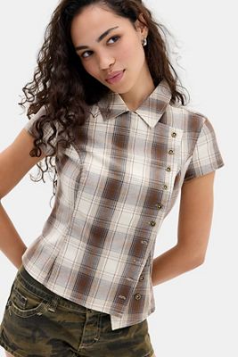 Camisa Militar de Botones Blake Silence + Noise