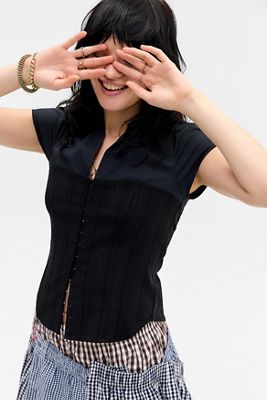 Silence + Noise Lila Hybrid Shirt