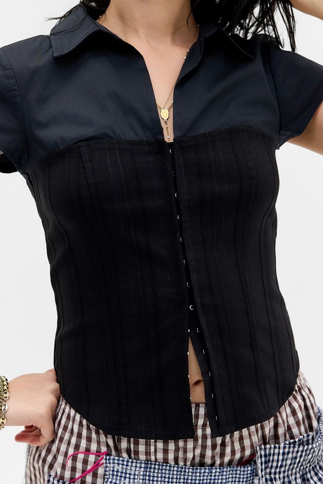 Silence + Noise Lila Hybrid Shirt #2