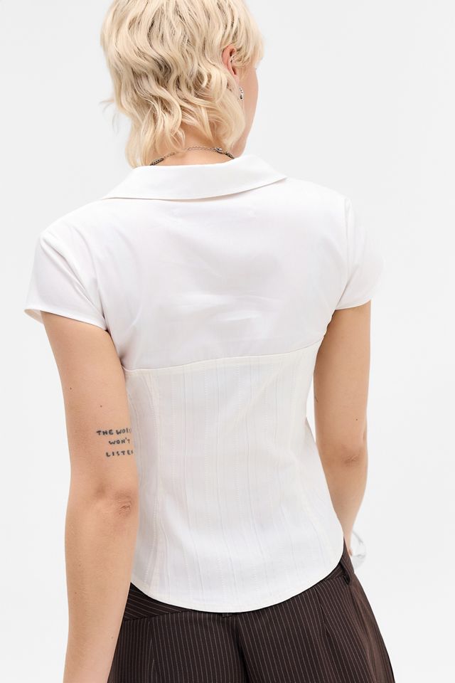 Camicia ibrida Lila Silence + Noise #3