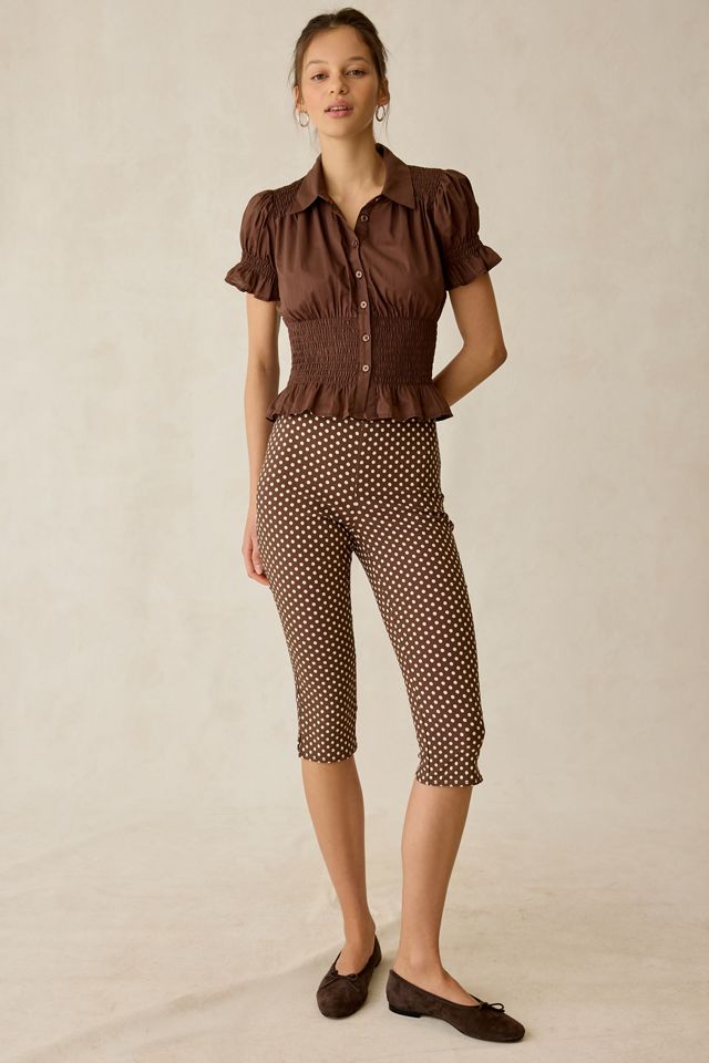 UO Jess Button-Through Short Sleeve Shirt #2