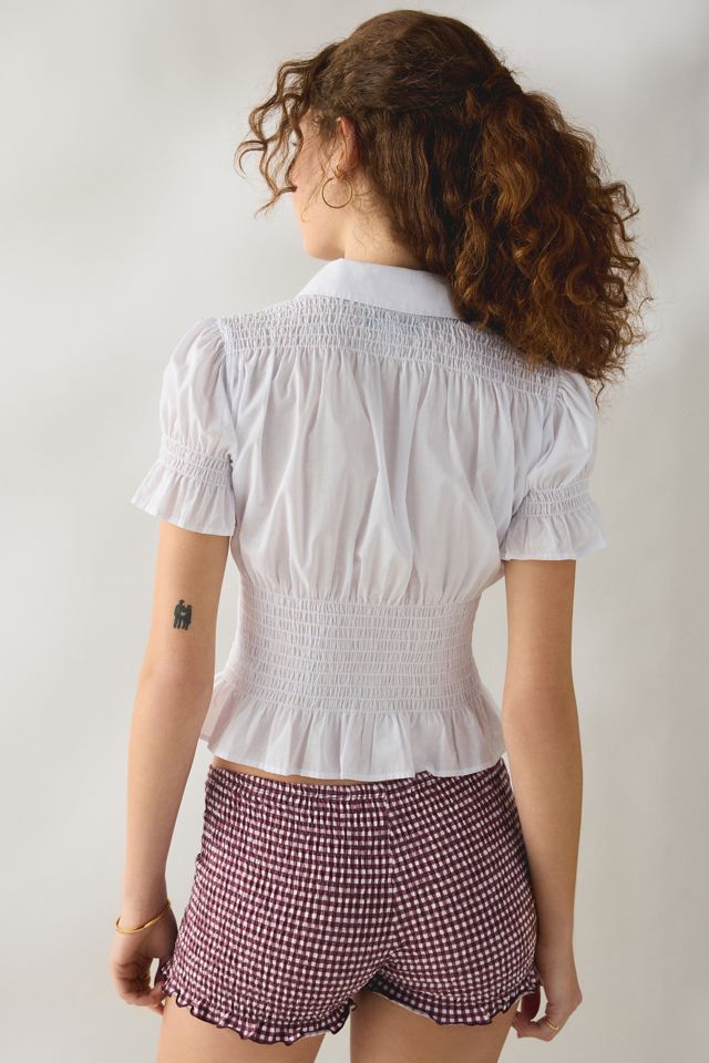 Chemise UO Jess à manches courtes boutonnée #3