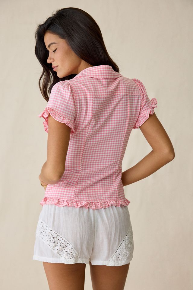 Kimchi Blue Rebecca Button-Down Blouse #3