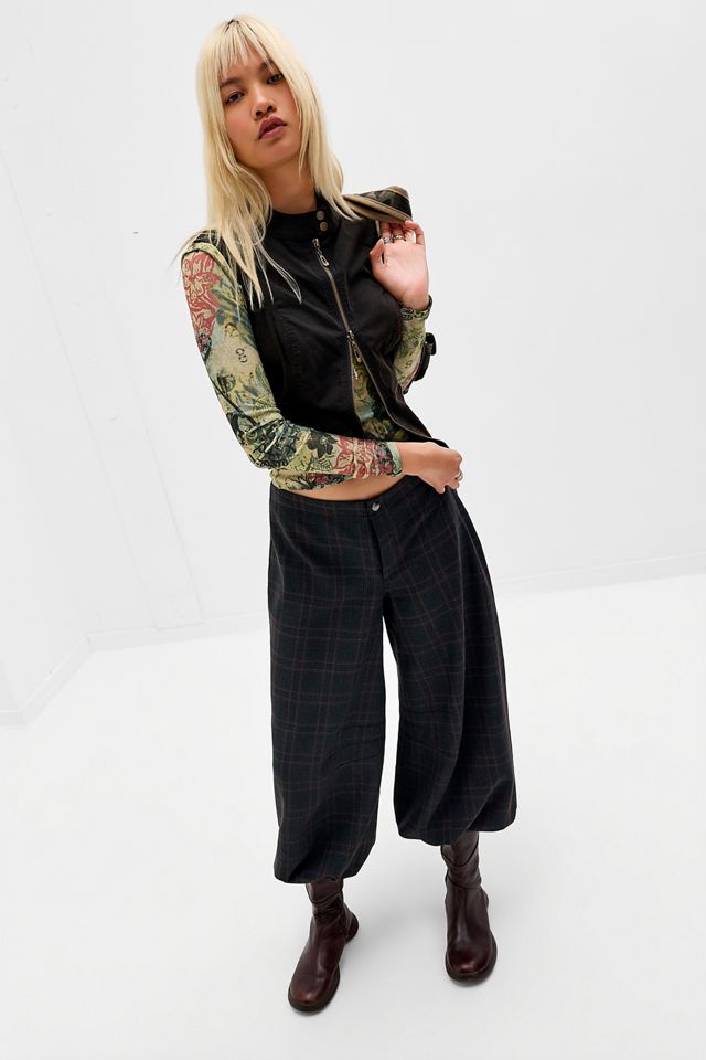 Silence + Noise Nia Backless Ripstop Top #1