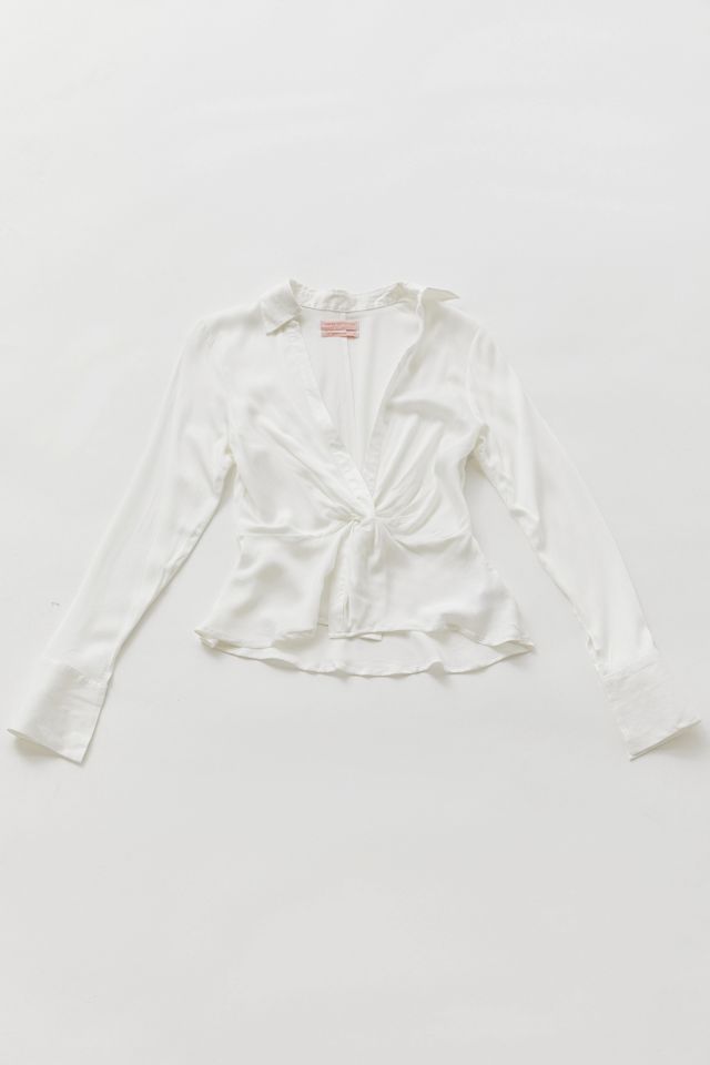 Blusa UO con cuello twist-front #1