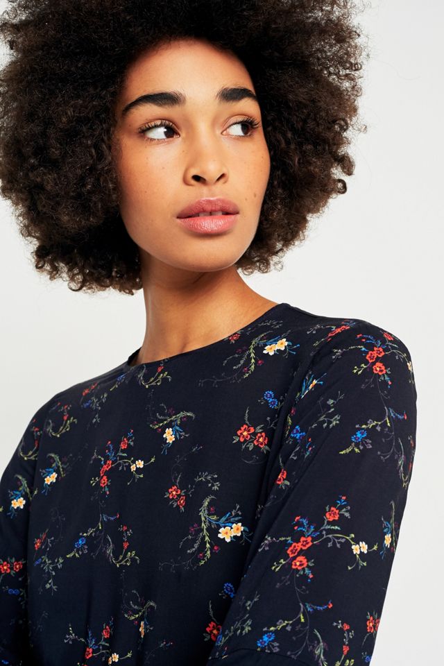 Pins & Needles Floral Ruffle Sleeve Top #2
