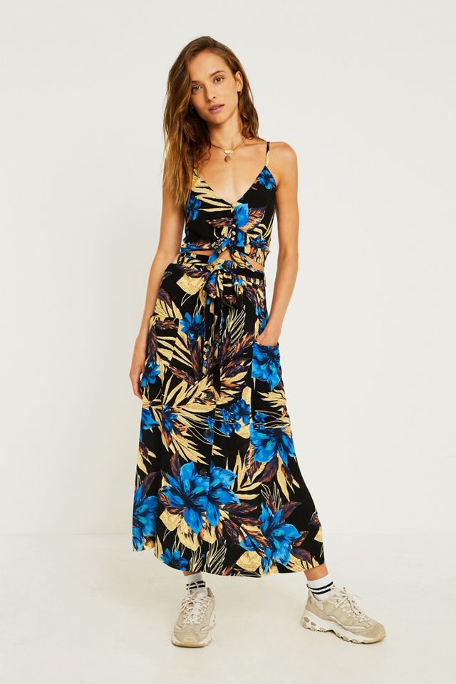 UO Hawaiian Tie-Front Cami Top #3