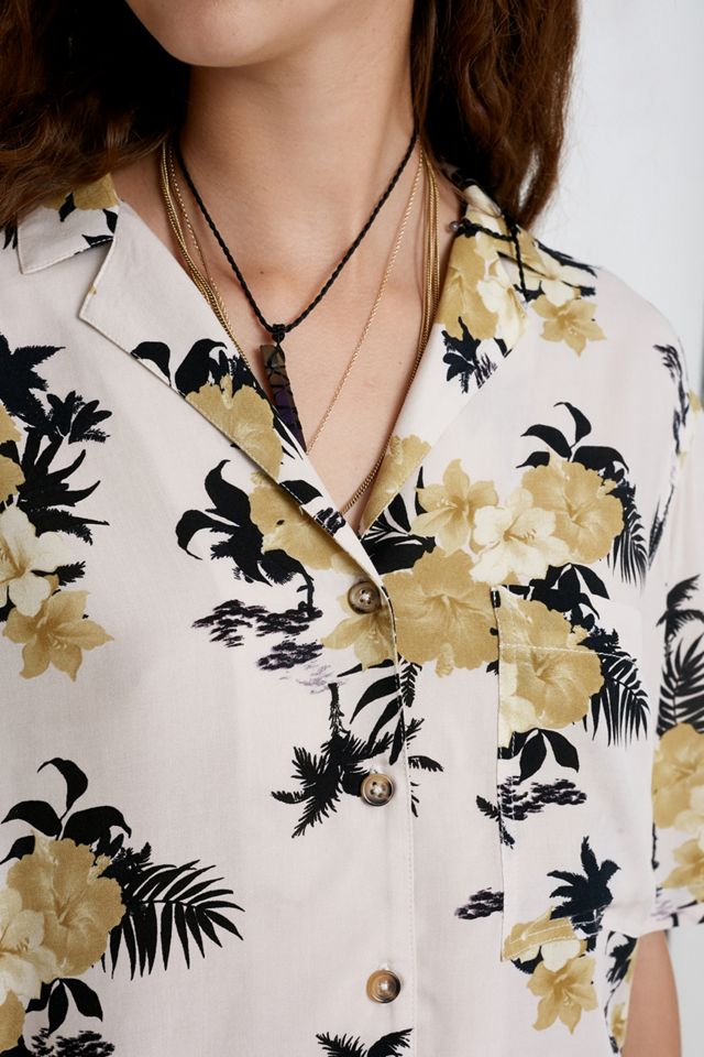 Urban Outfitters – Geknöpftes, kurzärmliges Hemd „Island Resort“ #1