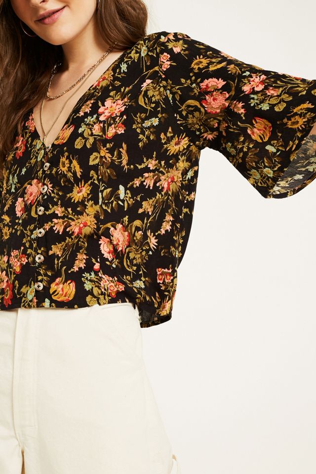 UO - Chemisier Daydream boutonné à imprimé floral #2