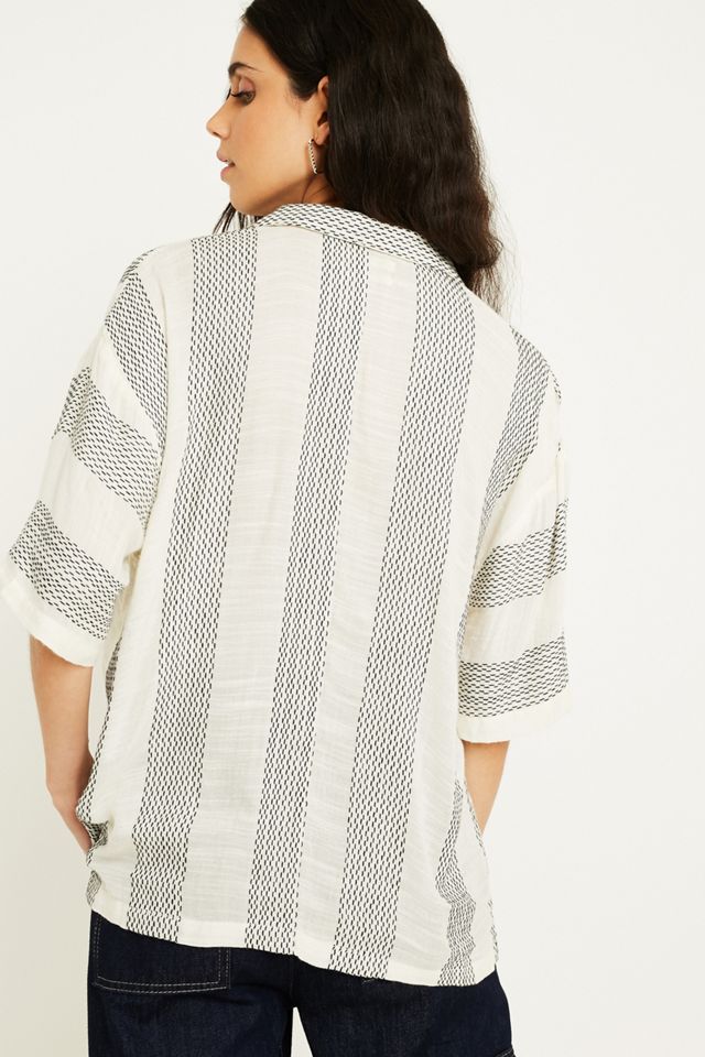 UO Tony Stripe Button-Through Shirt #2