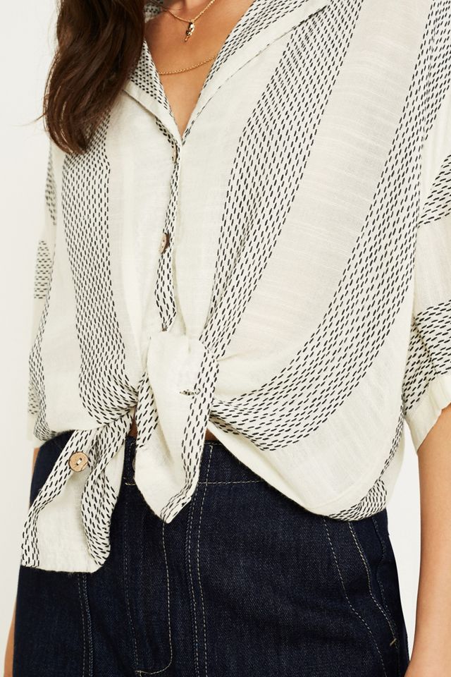 UO Tony Stripe Button-Through Shirt #3