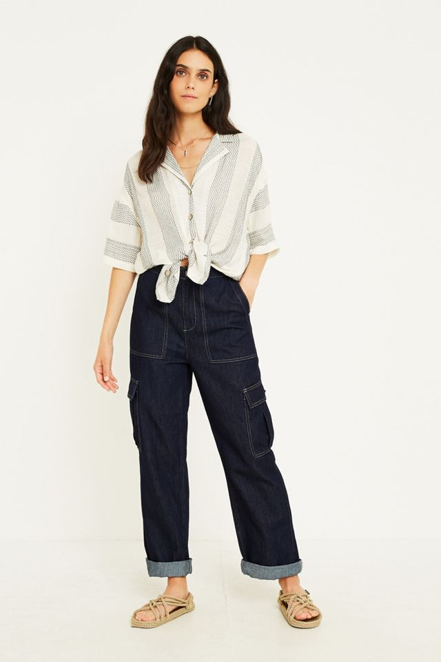 UO Tony Stripe Button-Through Shirt #4