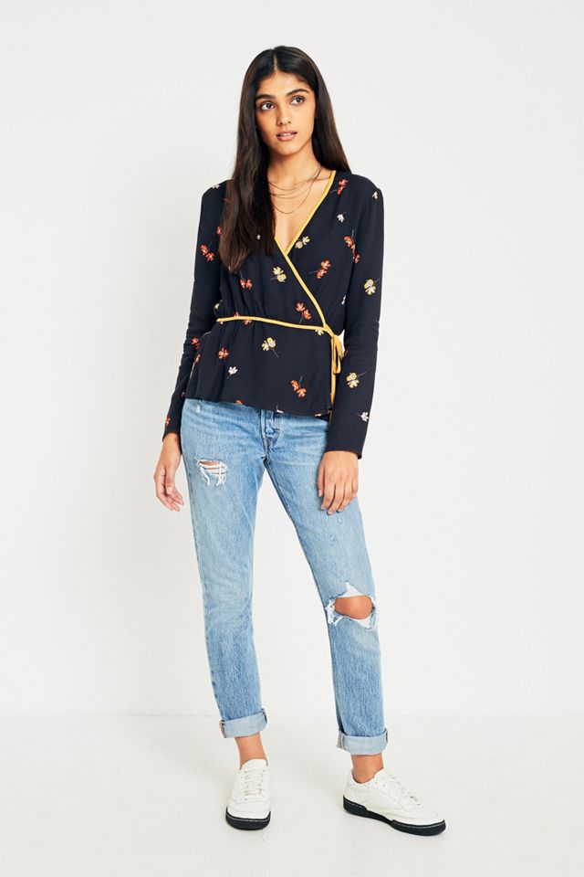 UO - Chemisier cache-cœur à imprimé floral #2