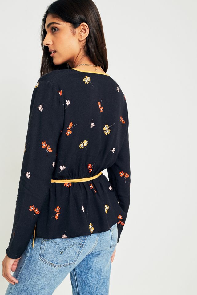 UO - Chemisier cache-cœur à imprimé floral #5