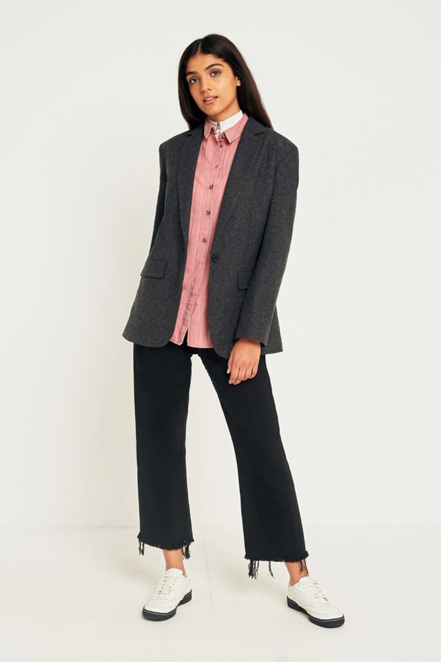 Urban Outfitters Washed Brick Stripe Button-Down Shirt #2