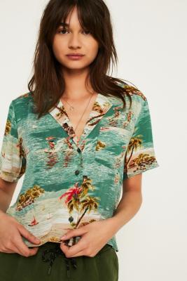 Urban outfitters hawaiian shirt sale