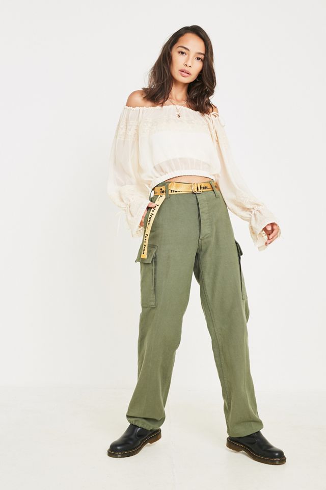 UO Jade Embroidered Blouse #4
