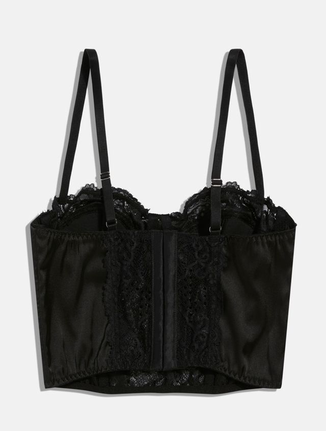 UO Ava Lace & Satin Corset Top #5