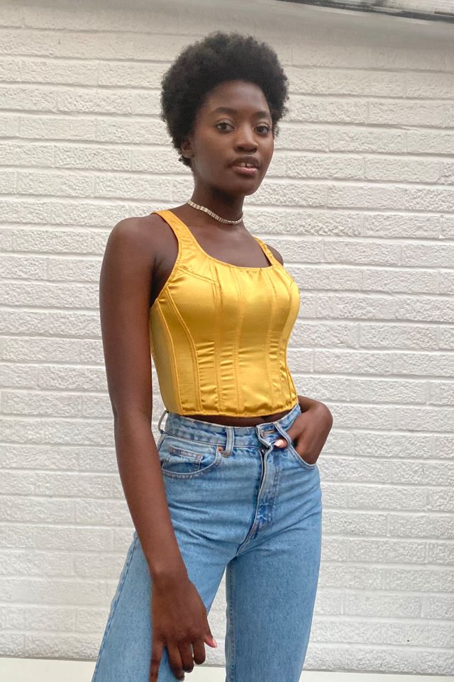 Urban outfitters yellow store top