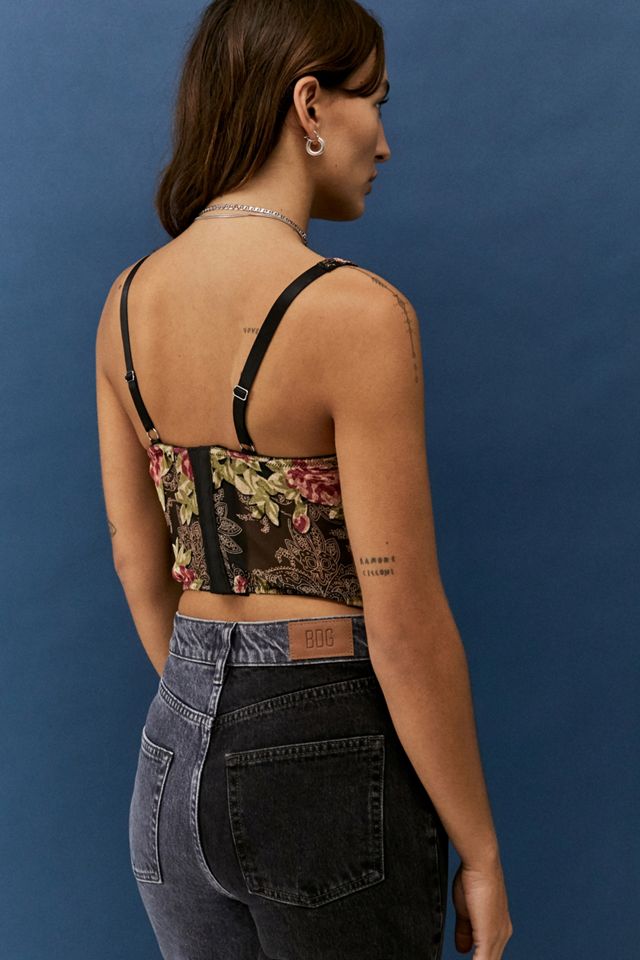 UO Bella Burnout Corset Top #2