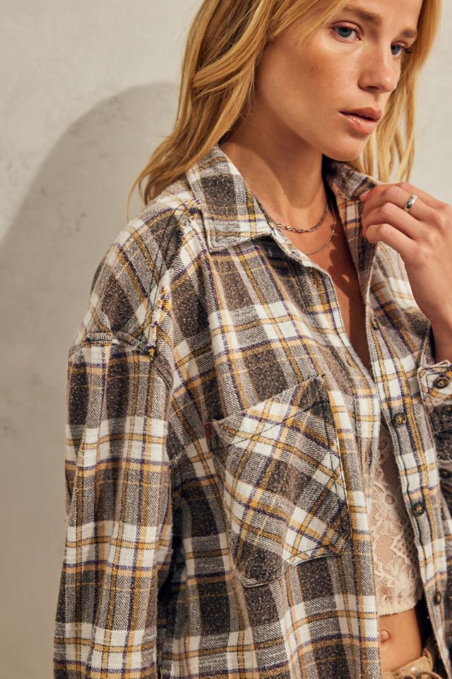 BDG Andy Washed Flannel Shirt #1