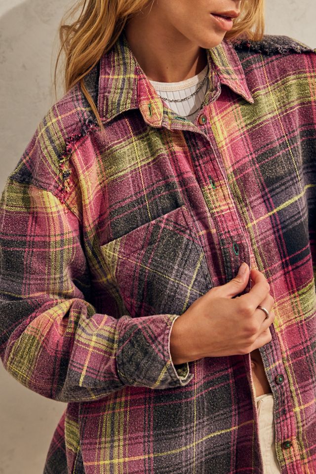 BDG Andy Washed Flannel Shirt #1